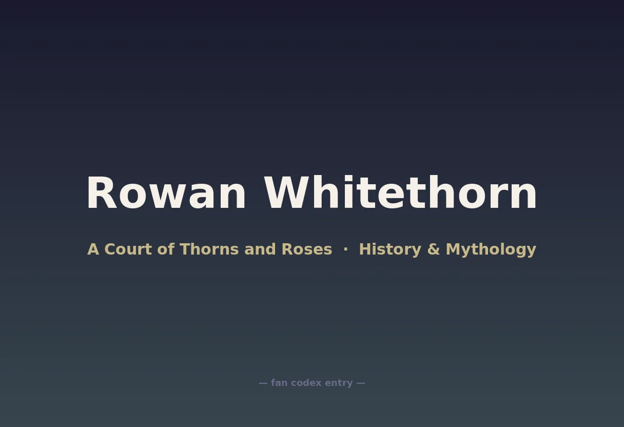 Rowan Whitethorn