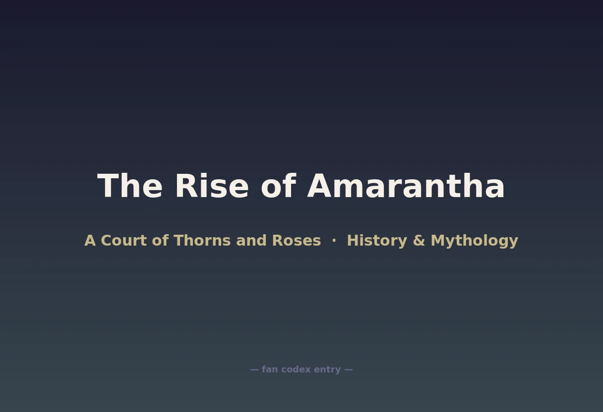 The Rise of Amarantha